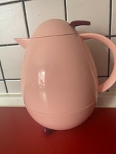 Leifheit Columbus,  Thermoskanne,  1,2 ltr. rosa, weinrote Füßchen, Slany Design