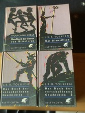 J.R.R. Tolkien Die Sagen Von Mittelerde Silmarillion 4 Bücher Gebunden Schuber