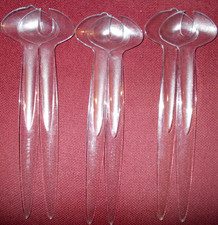 3 x Salatbesteck von TUPPERWARE - transparent - sehr guter Zustand!!