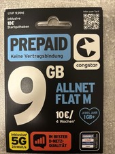Congstar Prepaid Karte wie ich