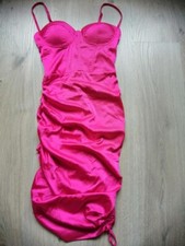 Minkleid aus Satin / Cocktailkleid * Gr. 36/S (Cups: 75 C oder 80 B) * Pink *NEU