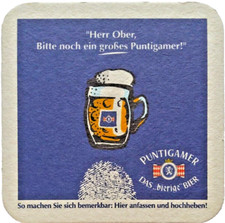 ALTER BIERDECKEL Brauerei Puntigam PUNTIGAMER Brau-Union AG Österreich Bierfilze