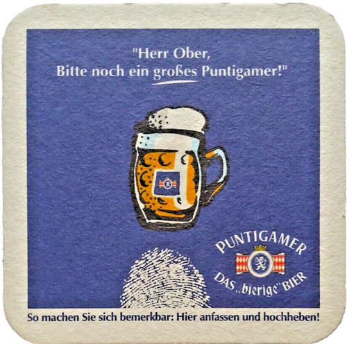 Alter bierdeckel brauerei - alter,