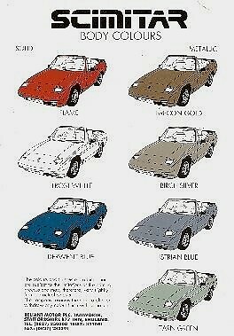 Reliant scimitar ss1 - scimitar,