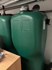 2x 750 Liter ROTH Regenwassertank  Gartenspeicher Regensammler Wasserfass Tonne