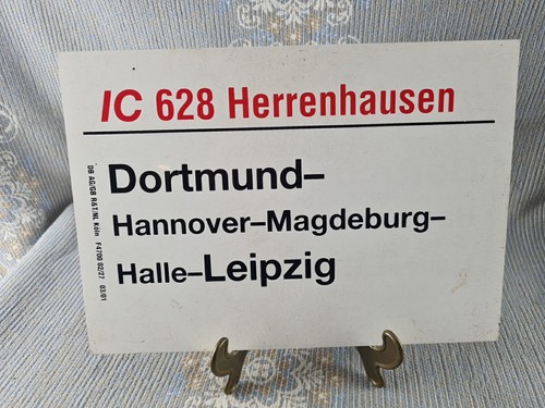 Zuglaufschild 628 - ic,