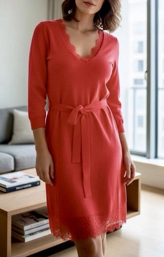 Twinset milano strickkleid - milano, rot