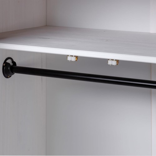 Kleiderschrank türig weiß - 3-türig,