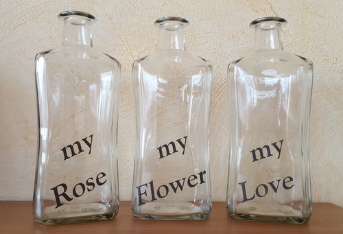 Vase glasvase 3er set - vase,, 3er-set