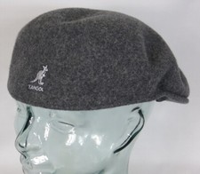 Original KANGOL WOOL 504 Flatcap Grau Wolle Mütze Cap Pepe Schiebermütze Neu
