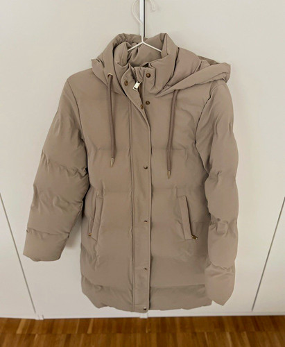 Zara damen daunenmantel lang - zara,