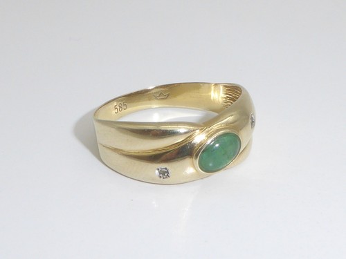 585 gelbgold 14k gold - 585, ring