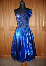 Abendkleid, Gr.38, Ballkleid, Partykleid, mit Pailletten-Oberteil