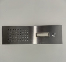 Klingel Türklingel Klingelplatte Türstation Edelstahl 1-Fach