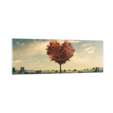 Wandbilder 90x30cm Glasbild