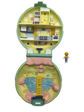 Polly Pocket Strandhaus Bluebird Vintage 1989 mit einer Figur