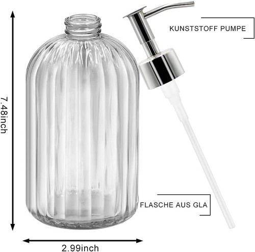 2er pack seifenspender glas - 2er,