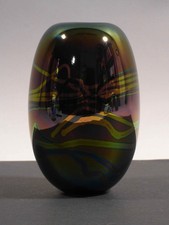 ku1/6  moderne Studio Glasvase 1996  signiert