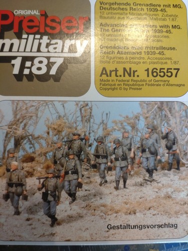 Preiser military 16557 - preiser, 1:87