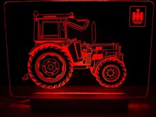 A234-3 IHC 633 Allrad Verdeck LED Schild Odltimer Schlepper Geschenk NEU