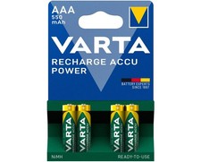 4 X 550mAh Varta Akkus AAA