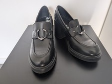 Sacha Essentials Leder Loafer Schlupf Colleges Slipper Damen 41