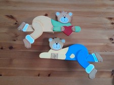 Kantenhocker 2 Bären Holz