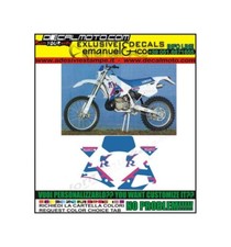 Aufkleber Wr 250 1993 Set Kompatibel