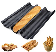 Baguette Backform 3 Mulden