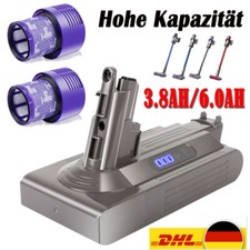 25.2V 6000mAh V10 Akku SV12 Ersatzakku für Dyson V10 Animal Absolute Motörhead 