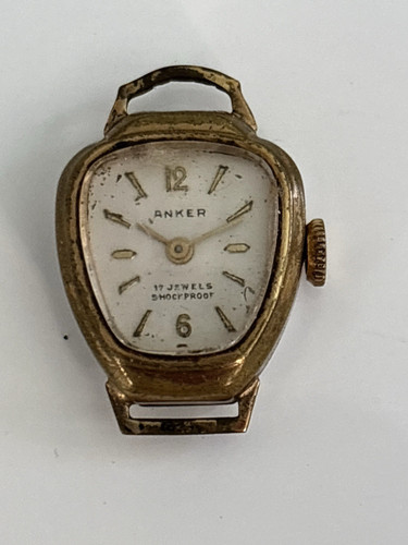 Anker armband uhr - armband, vergoldet