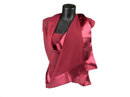 Stola elegant weiß grau - stola,