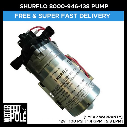 Shurflo 100 psi pumpe lpm - pumpe,