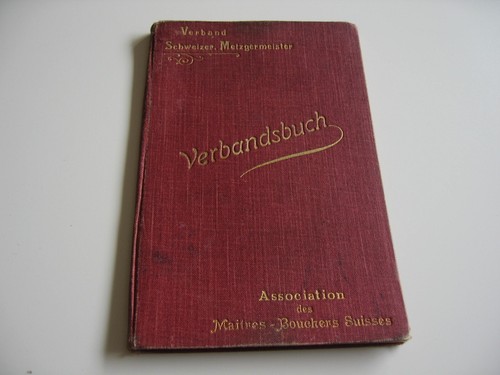 Verbandsbuch schweizer - verbandsbuch,