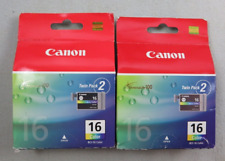 2 OVP Canon Twin-Pack BCI-16C BCI-16  i70 i80 iP90 iP90V mini220,DS700,DS810