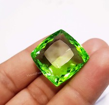 58 kt grüner Topas Kissenform