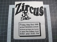 vtg punk hardcore flyer -