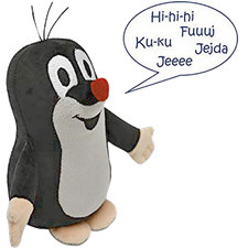 Der kleine Maulwurf Plüsch sprechend 16 cm, kleiner Maulwurf, Pauli, Kusche ...