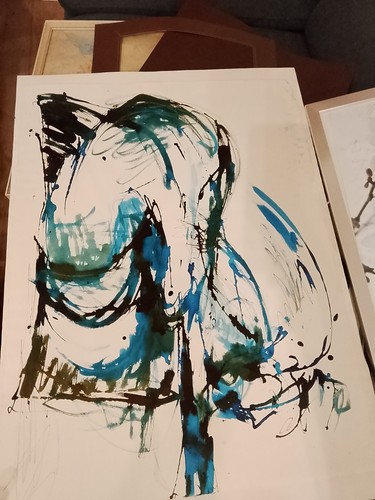 Abstraktes gemälde original - gemälde,