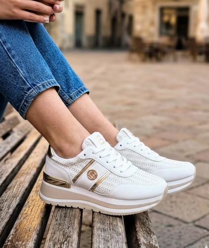 Weisse damen sneaker - weisse,