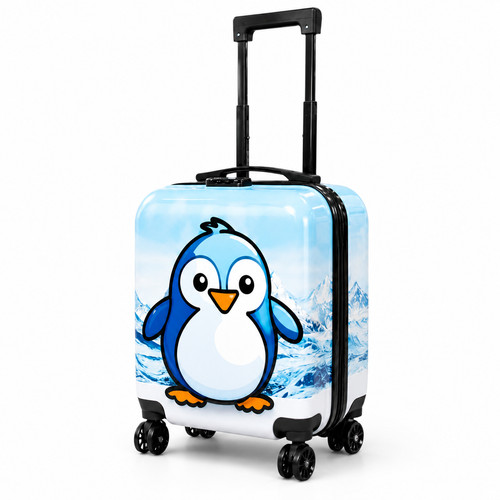 Kinderkoffer trolley pinguin - kinderkoffer,