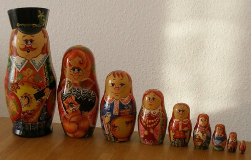 Russische matroschka - russische,