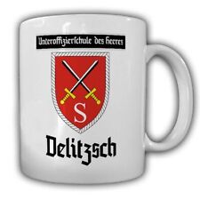 Tasse USH Delitzsch Unteroffizierschule des Heeres Bundeswehr Wappen #24992