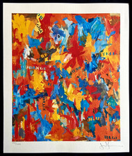 Jasper Johns Lithografie Met