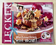 LECKER  Dezember 2013 * Weihnachtsrezepte & Menüs * Plätzchen * Steffen Henssler