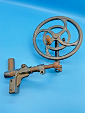 #SE3555# Sammlerstück F.LORCH, Lorch Uhrmacher Drehmaschine Fliegenrad *gut*