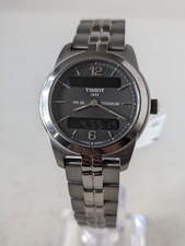Tissot PR50 Lady Seven Titanium Analoge Digital Watch 32mm ETA 989.331 Fast P&P