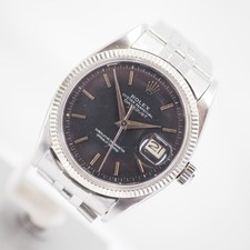 ROLEX OYSTER PERPETUAL DATEJUST BUBBLE BACK 6605 EDELSTAHL KALIBER 1065