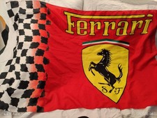 Alte Gebrauchte Ferrari Flagge/Fahne