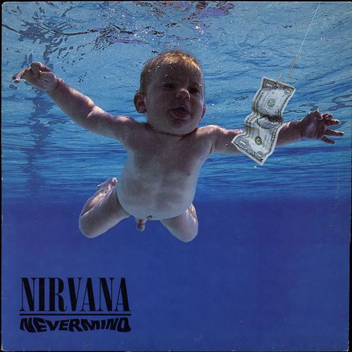 Used nirvana nevermind lp - used:,